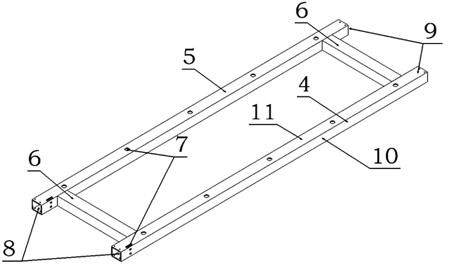 Pressure spring self-locking type power battery quick release device applied to new energy truck