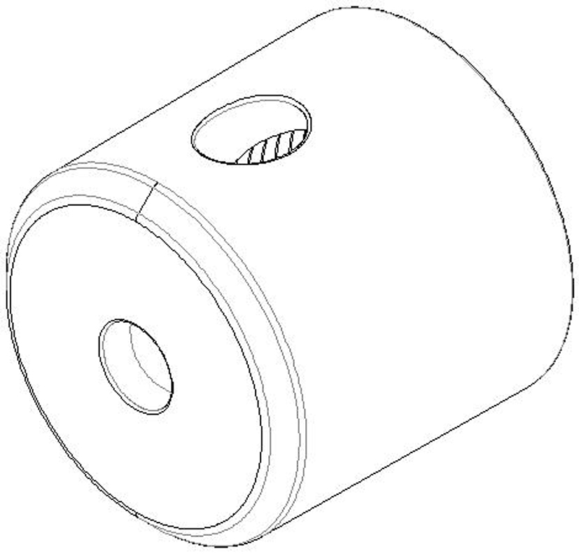 Mold for machining internal thread of plastic part and pulling core