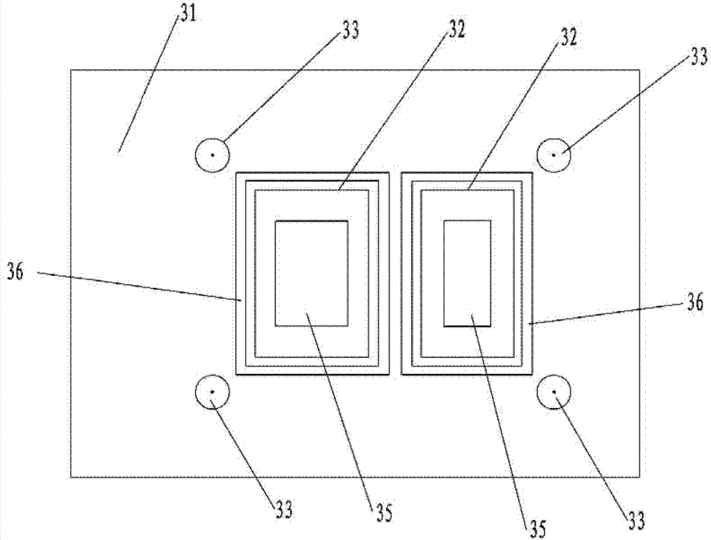 Packaging structure and packaging method of oled devices