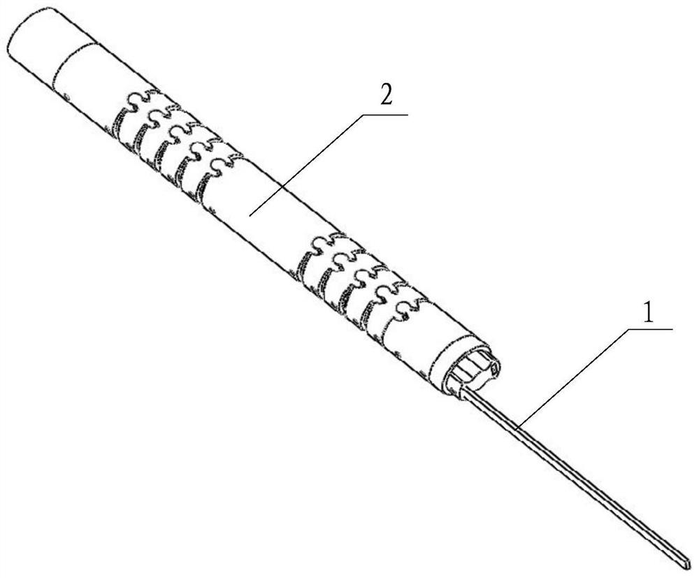 A Continuum Robot Driven by Leaf Springs