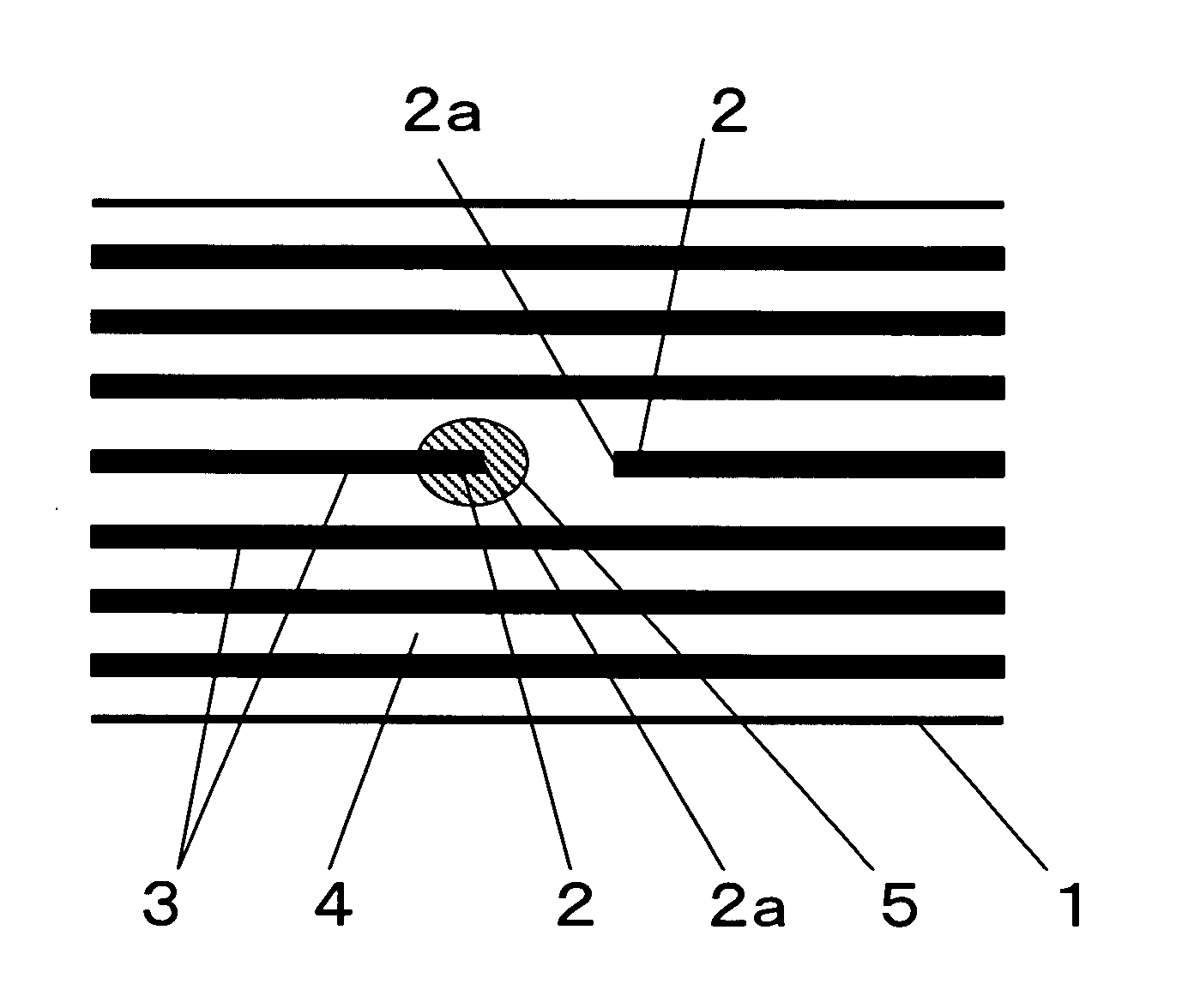 Fiber-reinforced composite material and method for production thereof