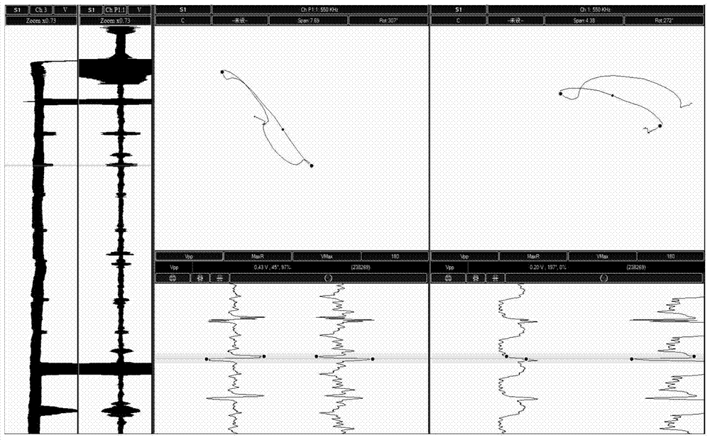 Deep defect quantifying method based on eddy rotating probe signal