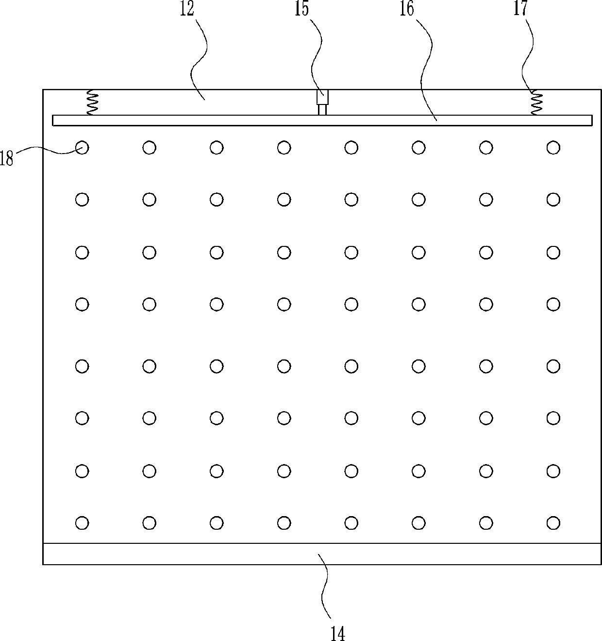 Vegetable root cutting device for soilless culture