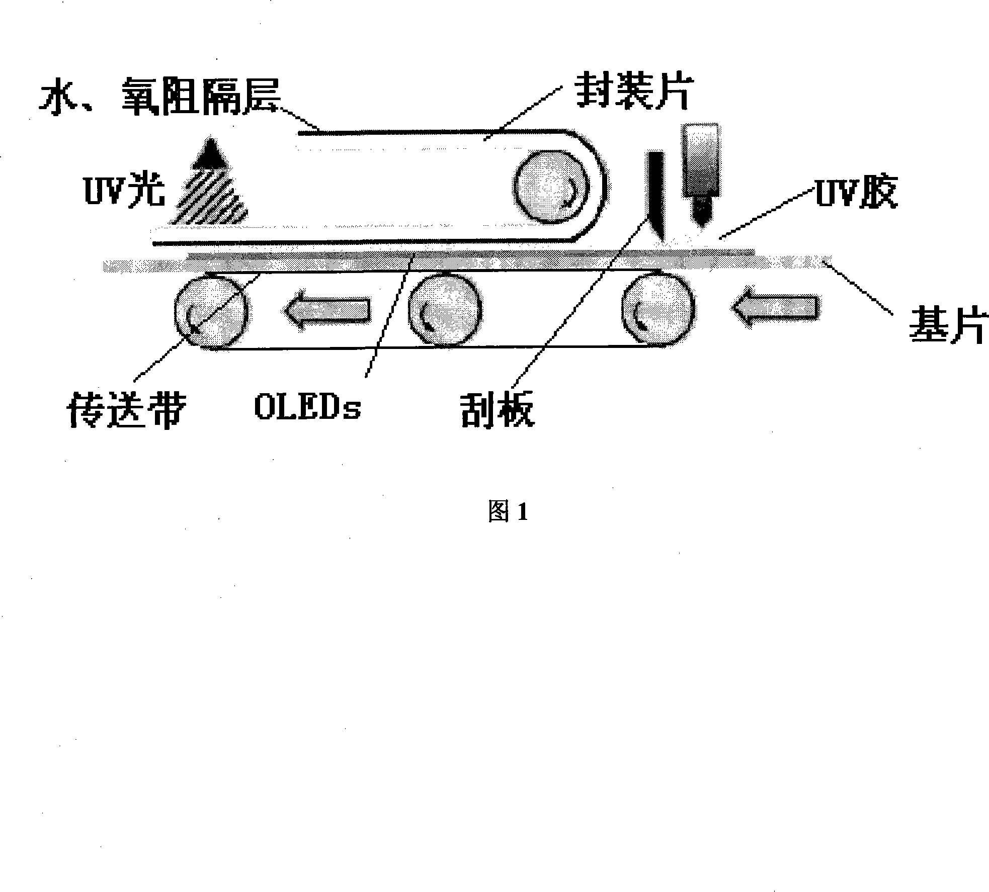 An organic EL part and its making method