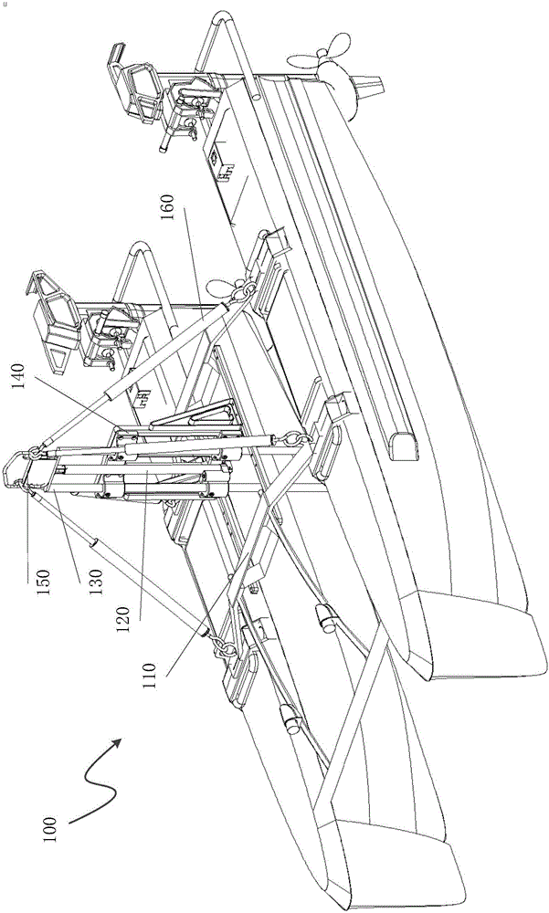 Support structure and ship