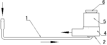 Novel double-hose sealing plug nitrogen-charging device