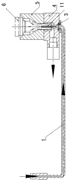 Novel double-hose sealing plug nitrogen-charging device