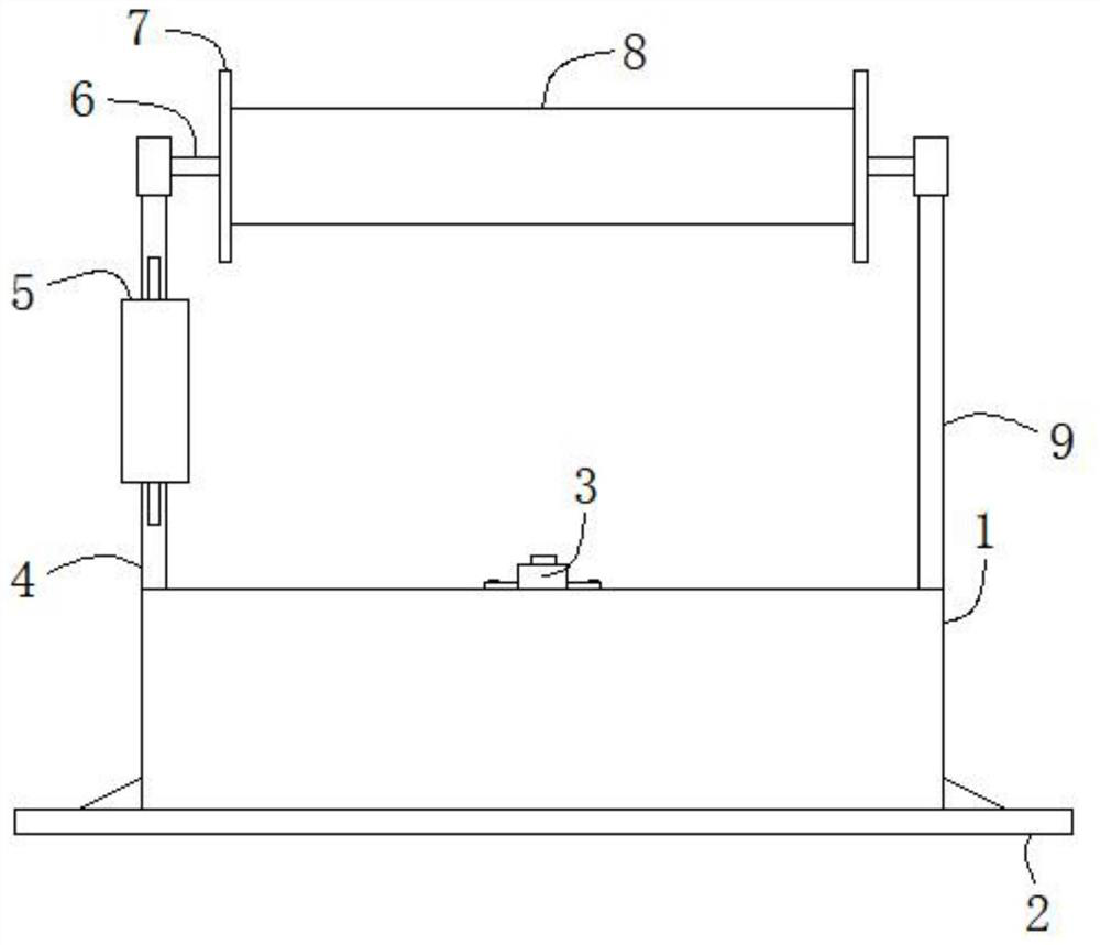 Cable pay-off rack for electric power construction