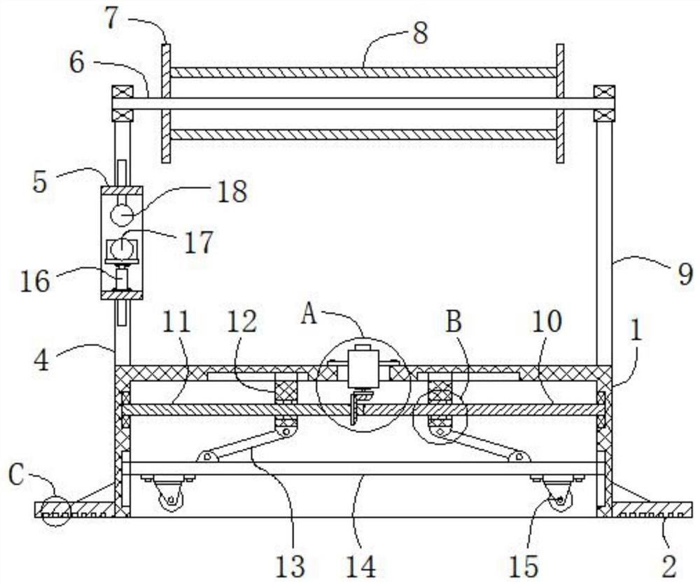 Cable pay-off rack for electric power construction