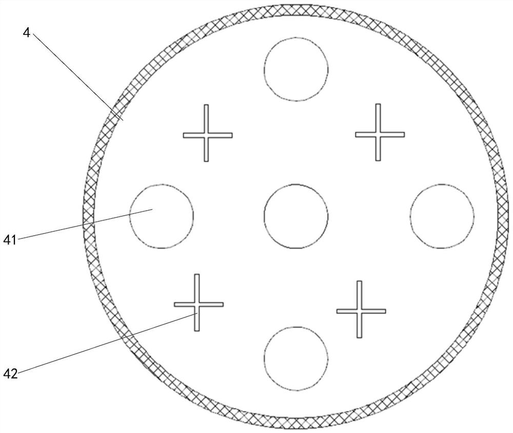 Lawn for multi-stage interception and purification of particulates in water body