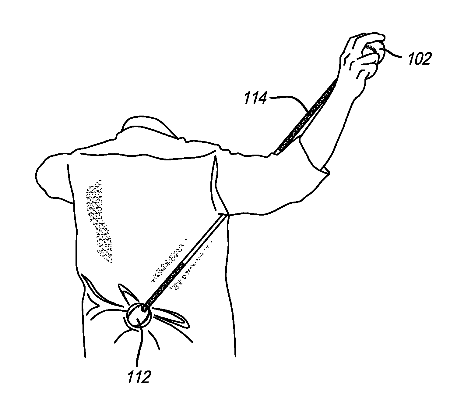 Ball throwing training and strengthening device