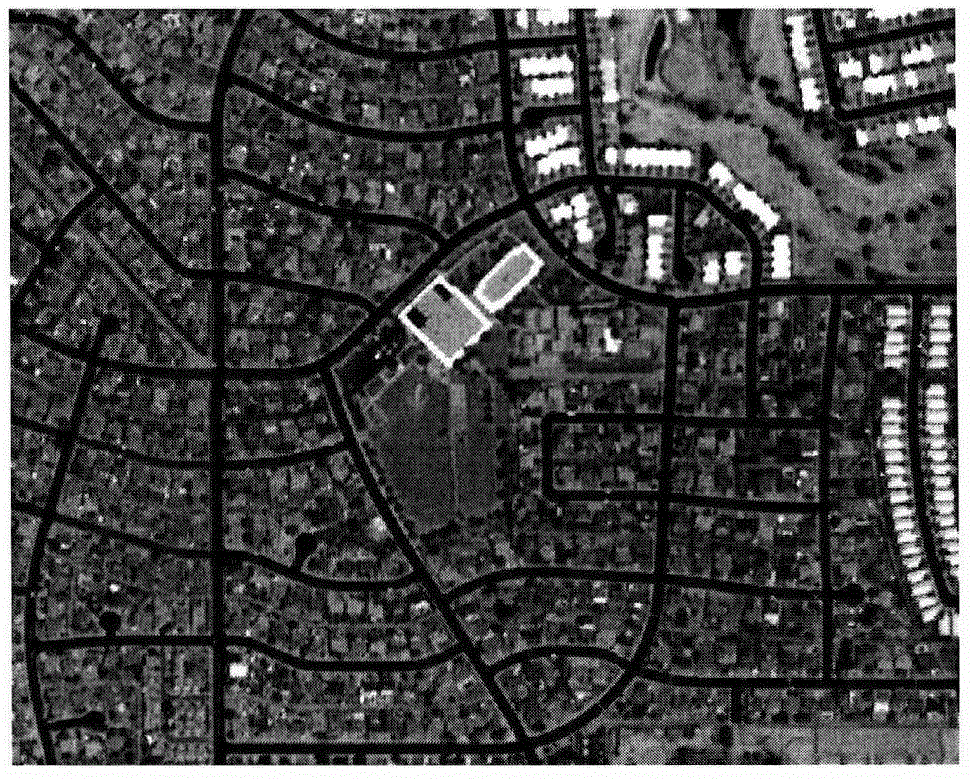 Road information remote sensing extraction method based on pulse coupling neural network method