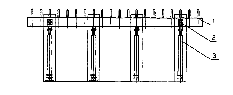 Hydraulic trash remover for bottom grid diversion dam of power station