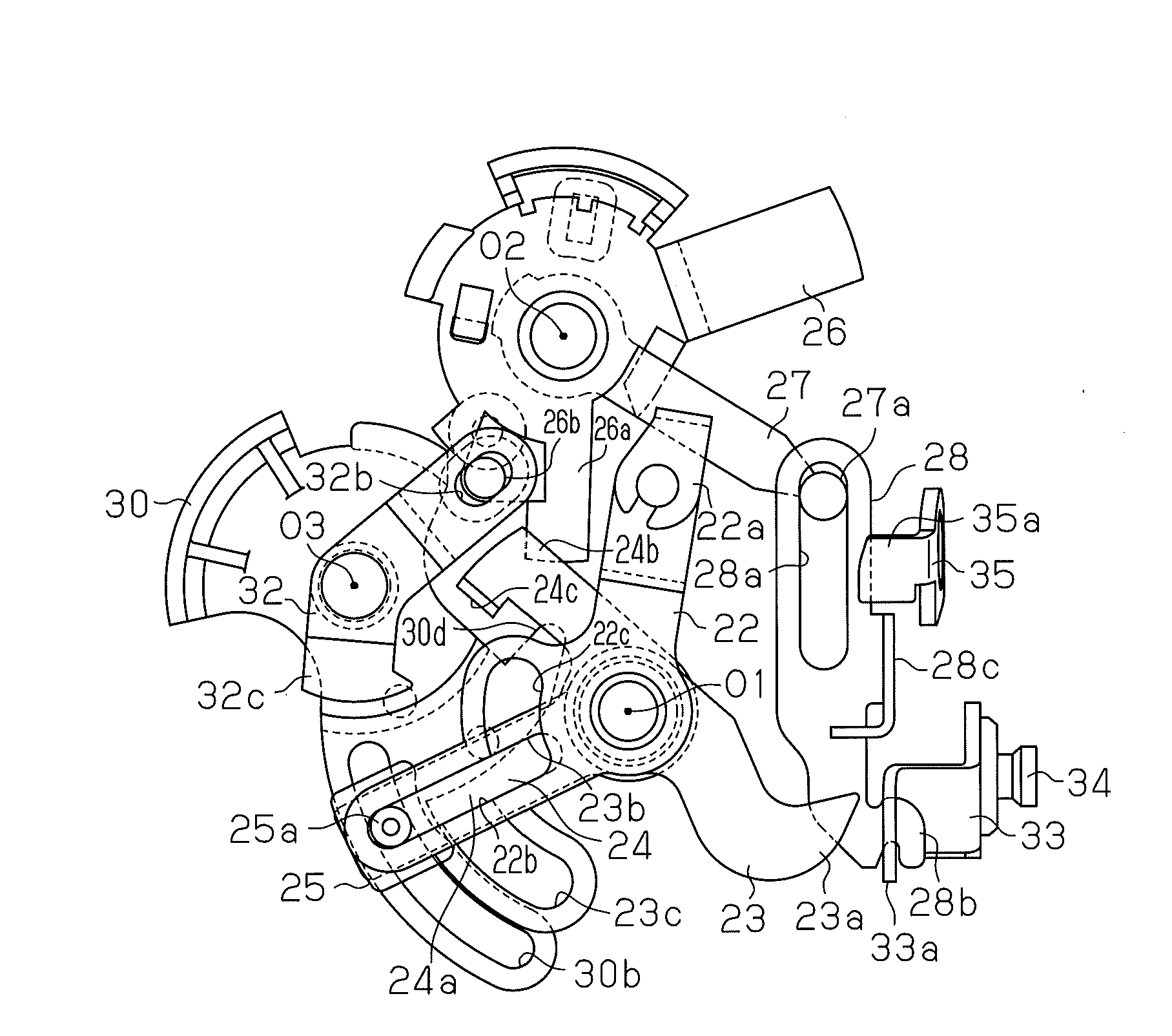 Vehicle door lock device