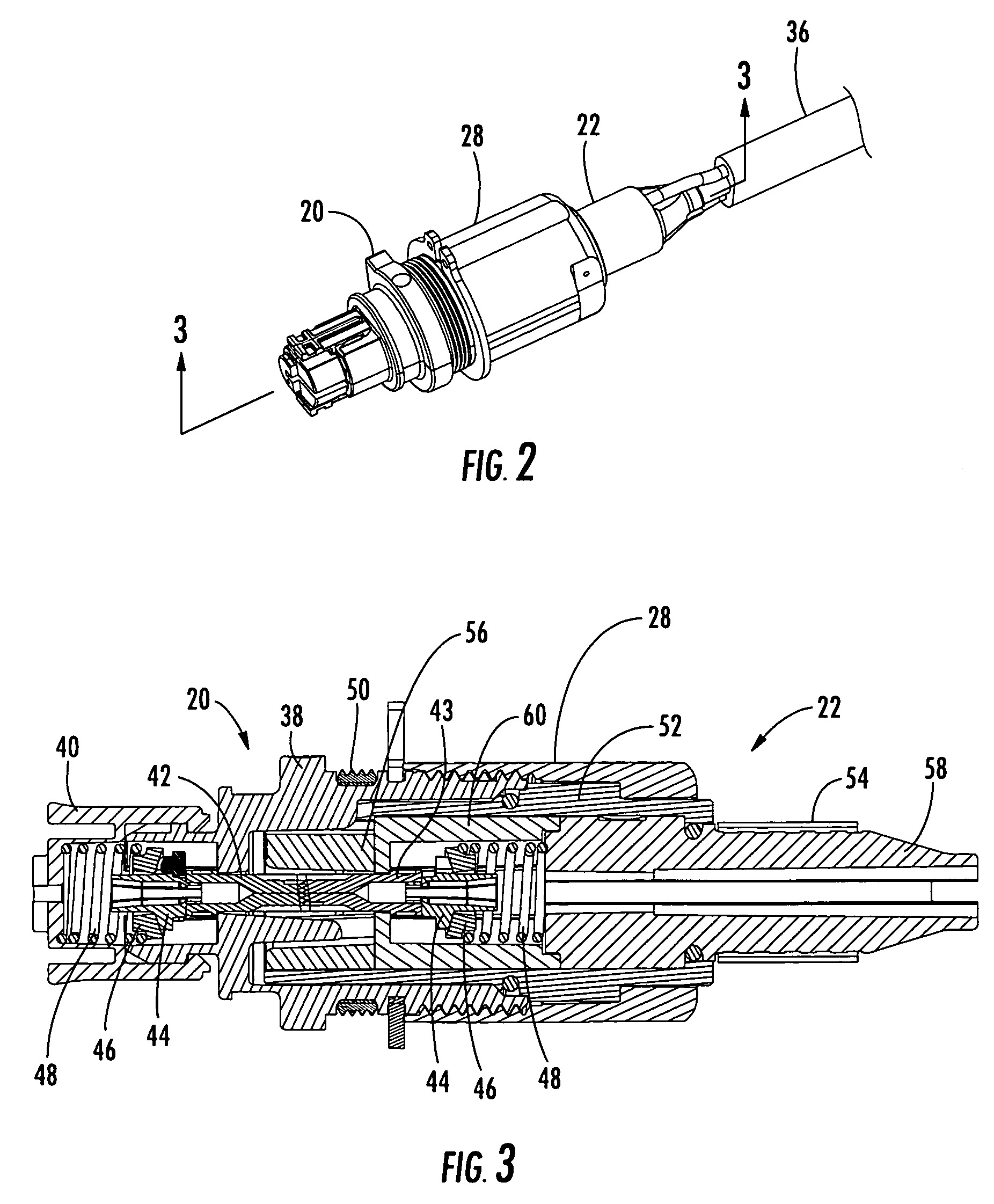 Multi-fiber fiber optic assembly