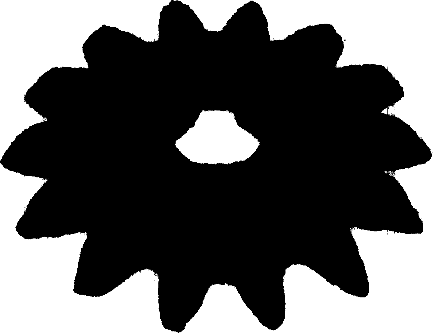 Laser rapid-forming method based on contour scanning of coated powder materials