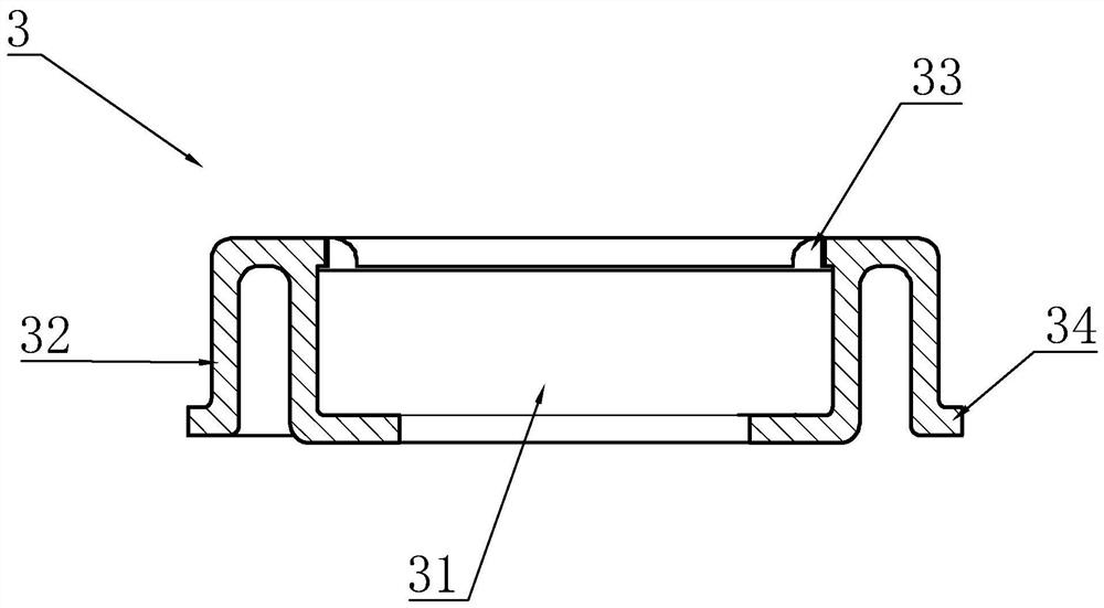 Machining device for stamping bearing with counterbore