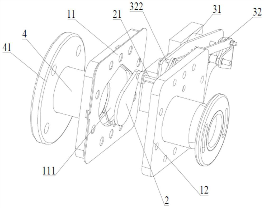 Exhaust pressure adjusting device