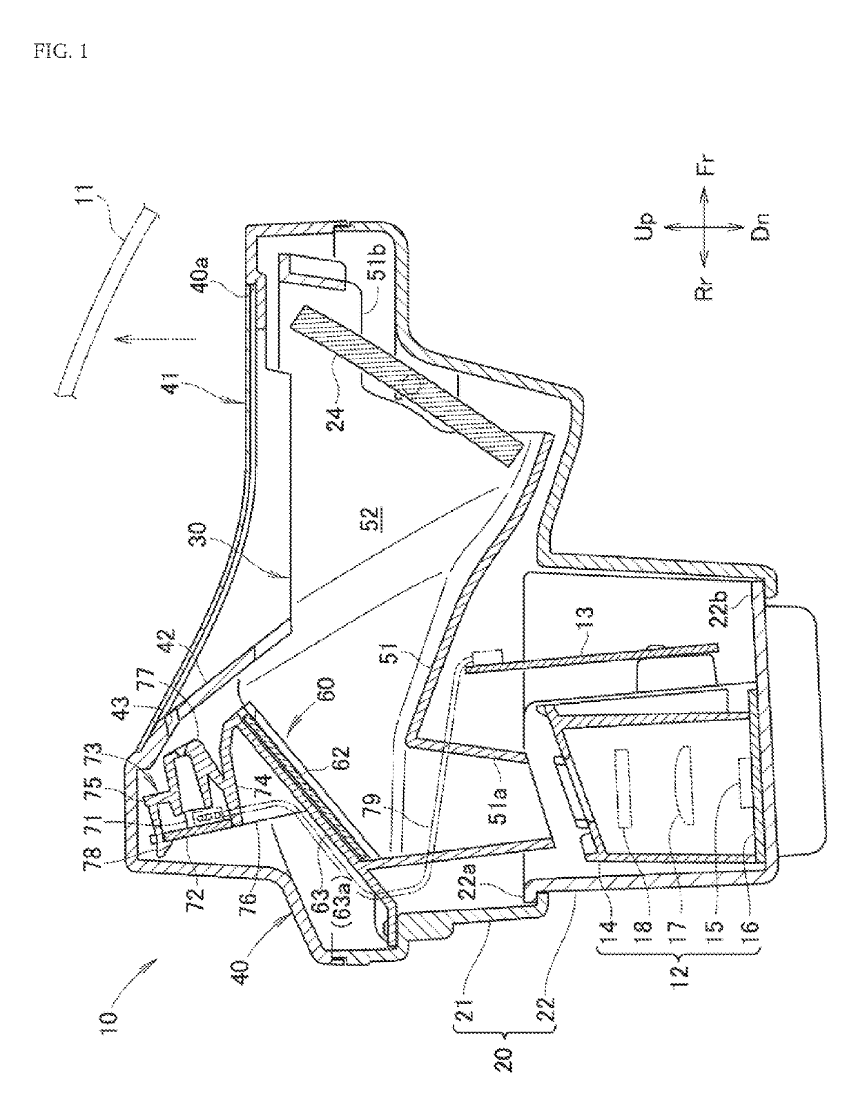 Head-up display device