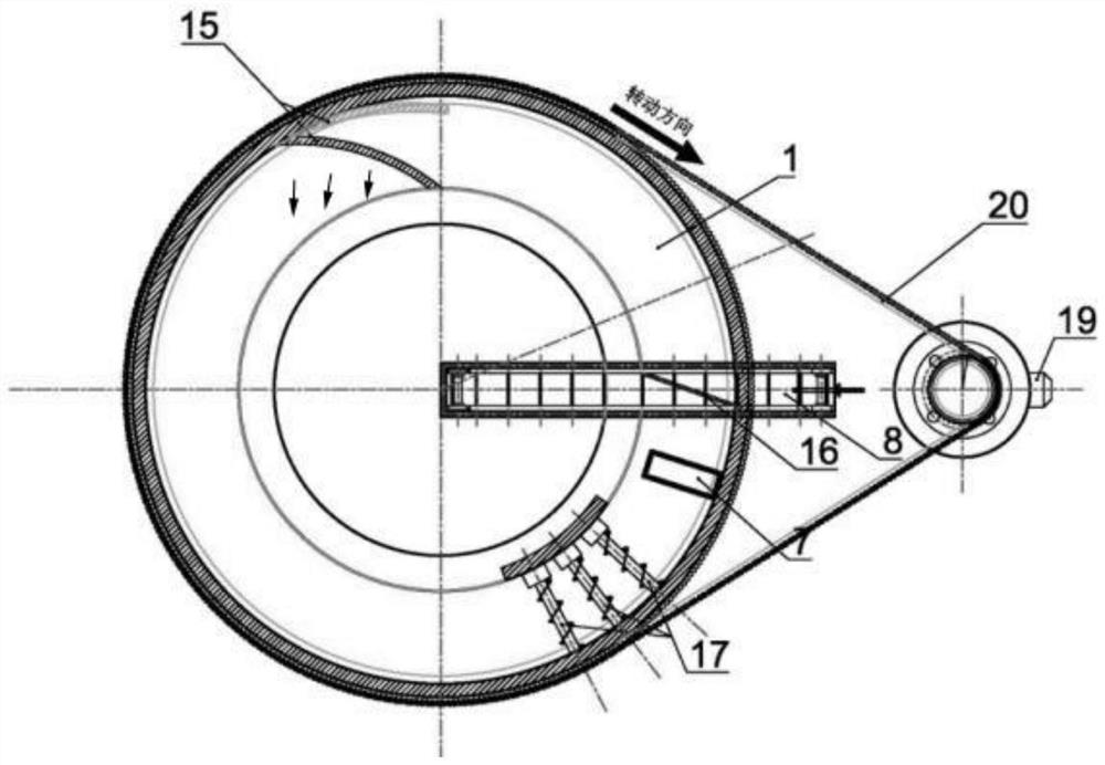 Waste heat recovery deslagging equipment and method for garbage fly ash plasma furnace zone