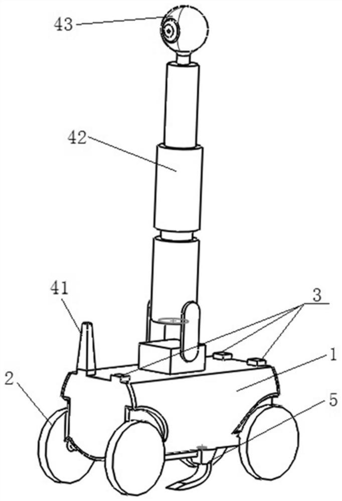 Robot for overhauling inside of gasification equipment