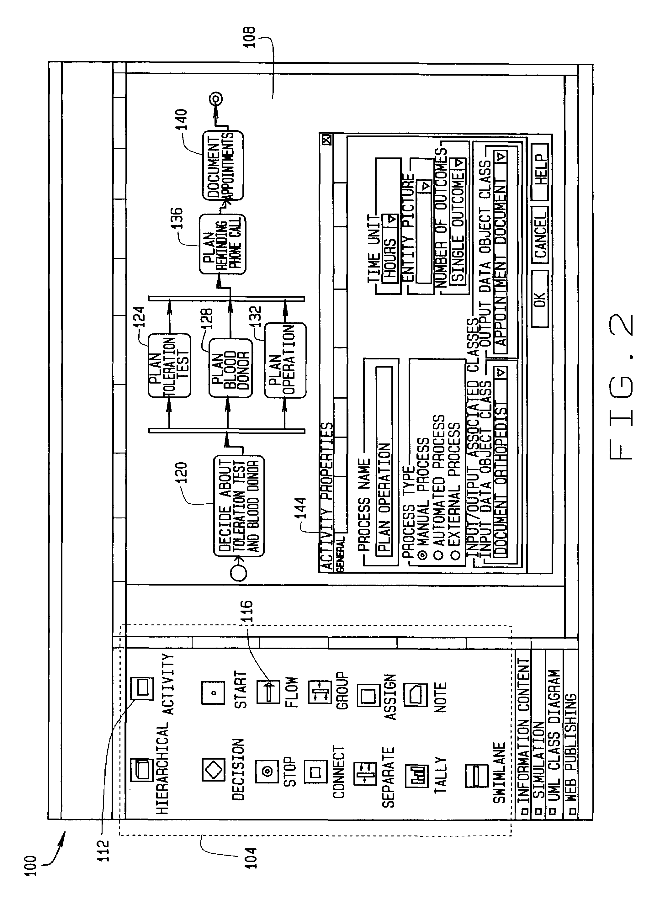 System and methods for business process modeling