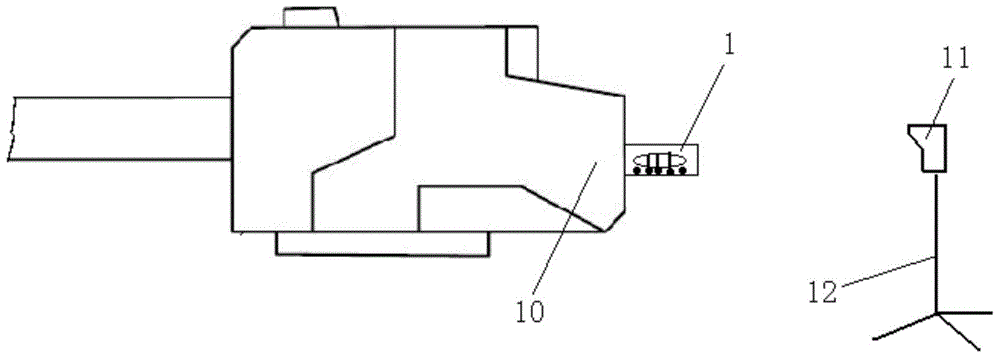 A laser displacement sensor calibration device