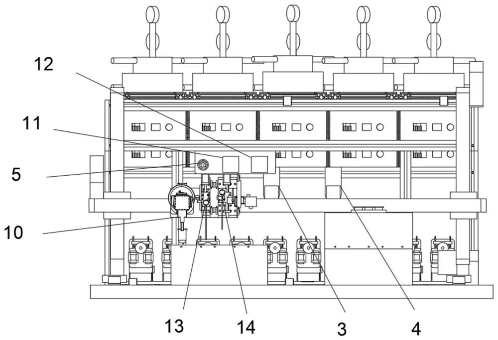 A parallel automatic synthesis device for gas-sensitive materials based on solvothermal method