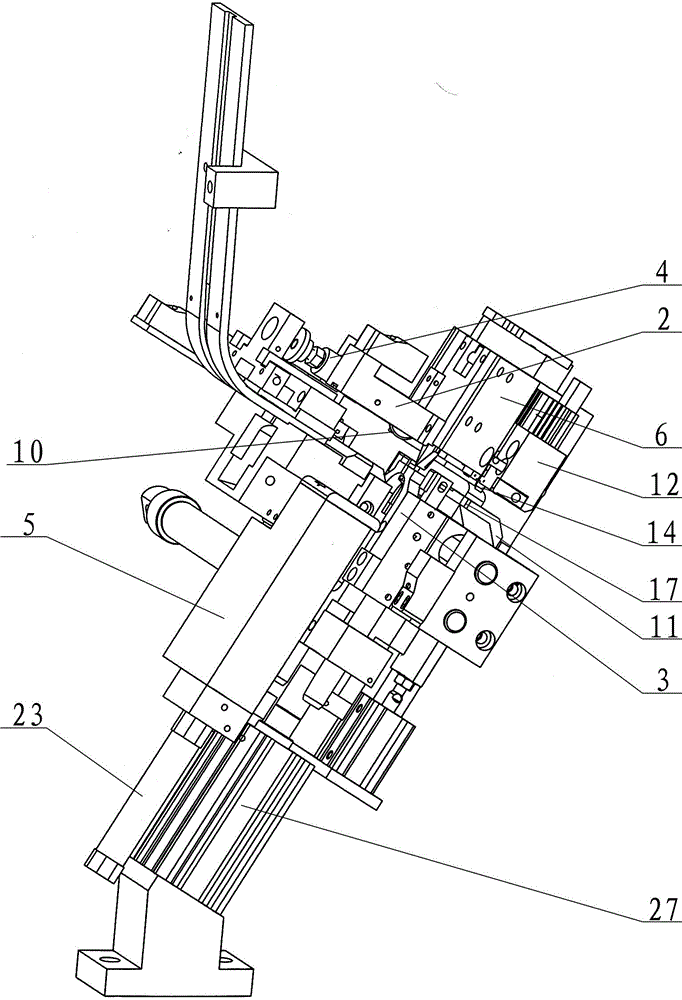 Zipper penetrating machine