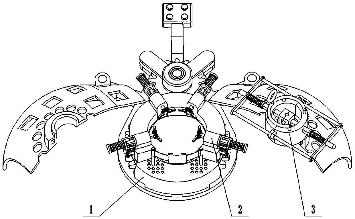 Trachea cannula fixing device for anesthesiology department