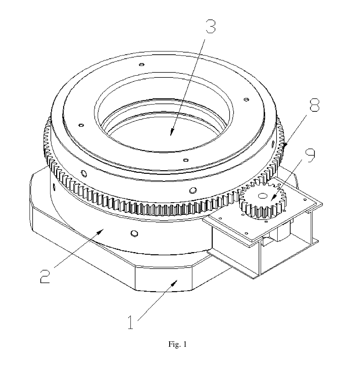 Hollow forging process for main shaft of large wind turbine generator