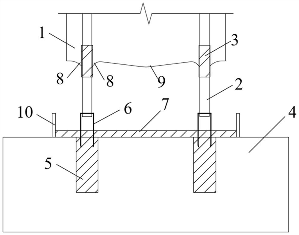 Prefabricated assembled pier and connecting method thereof