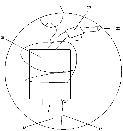 Safe infusion device with alarm