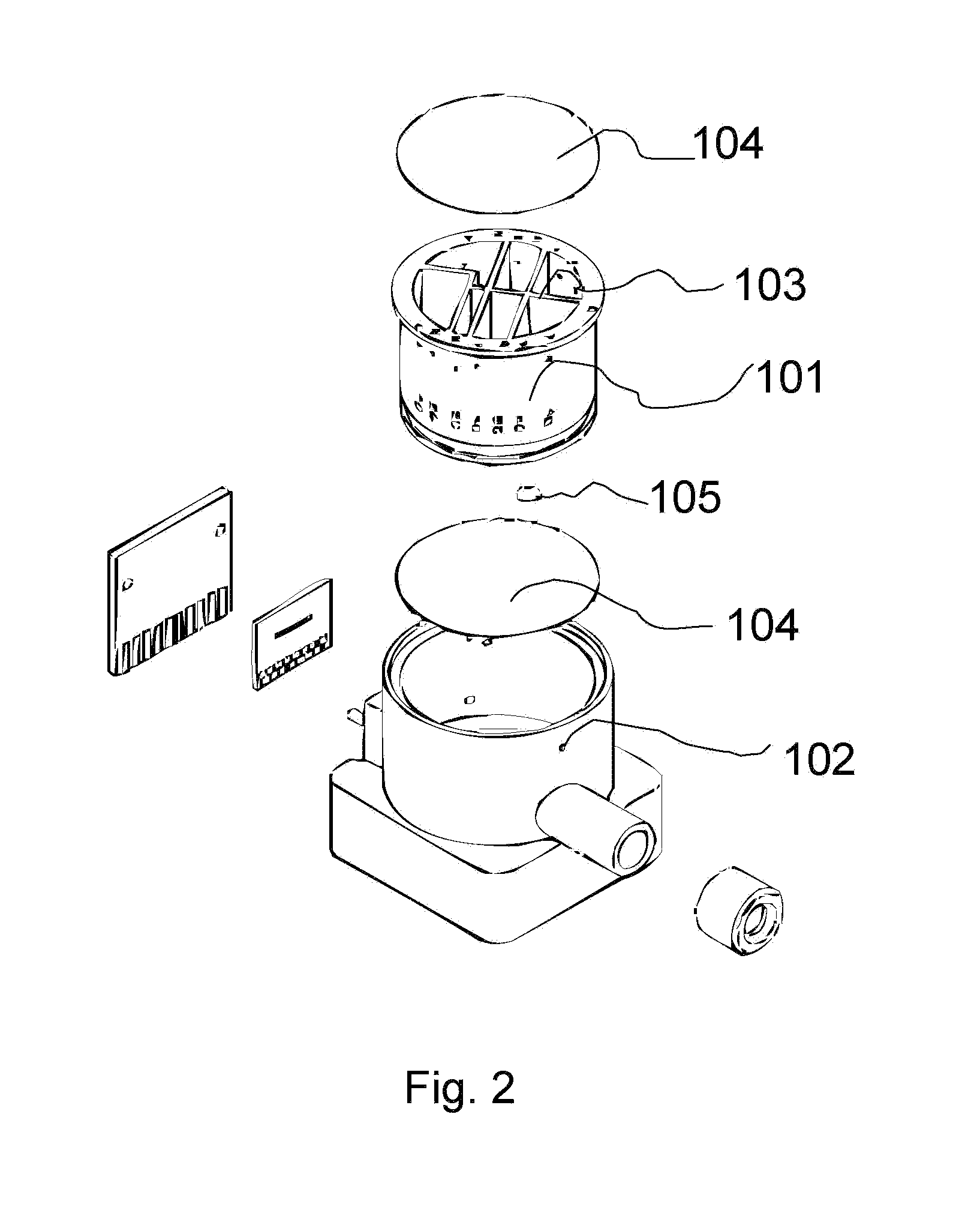 Multi-chamber rotating valve