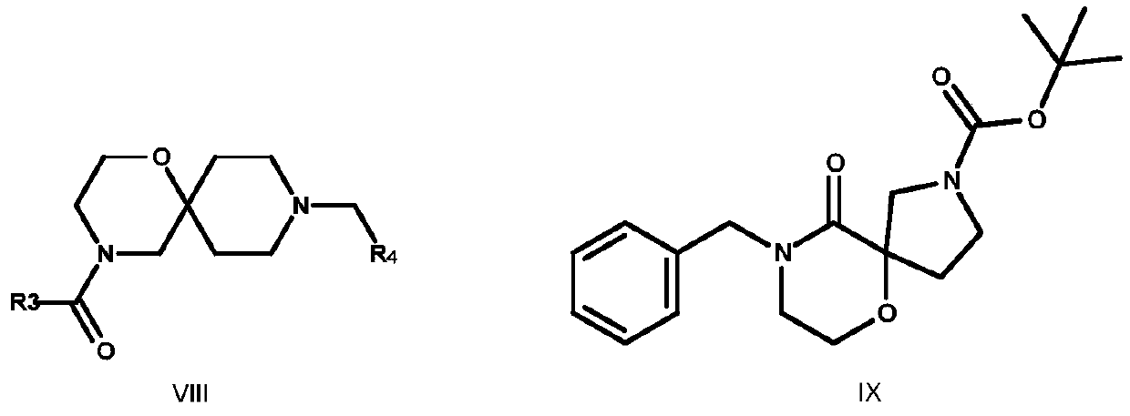 Preparation method of oxazaspiro compound