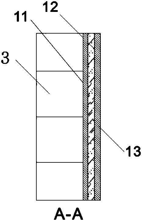 Core filling composite thermal insulation block self-thermal insulation wall