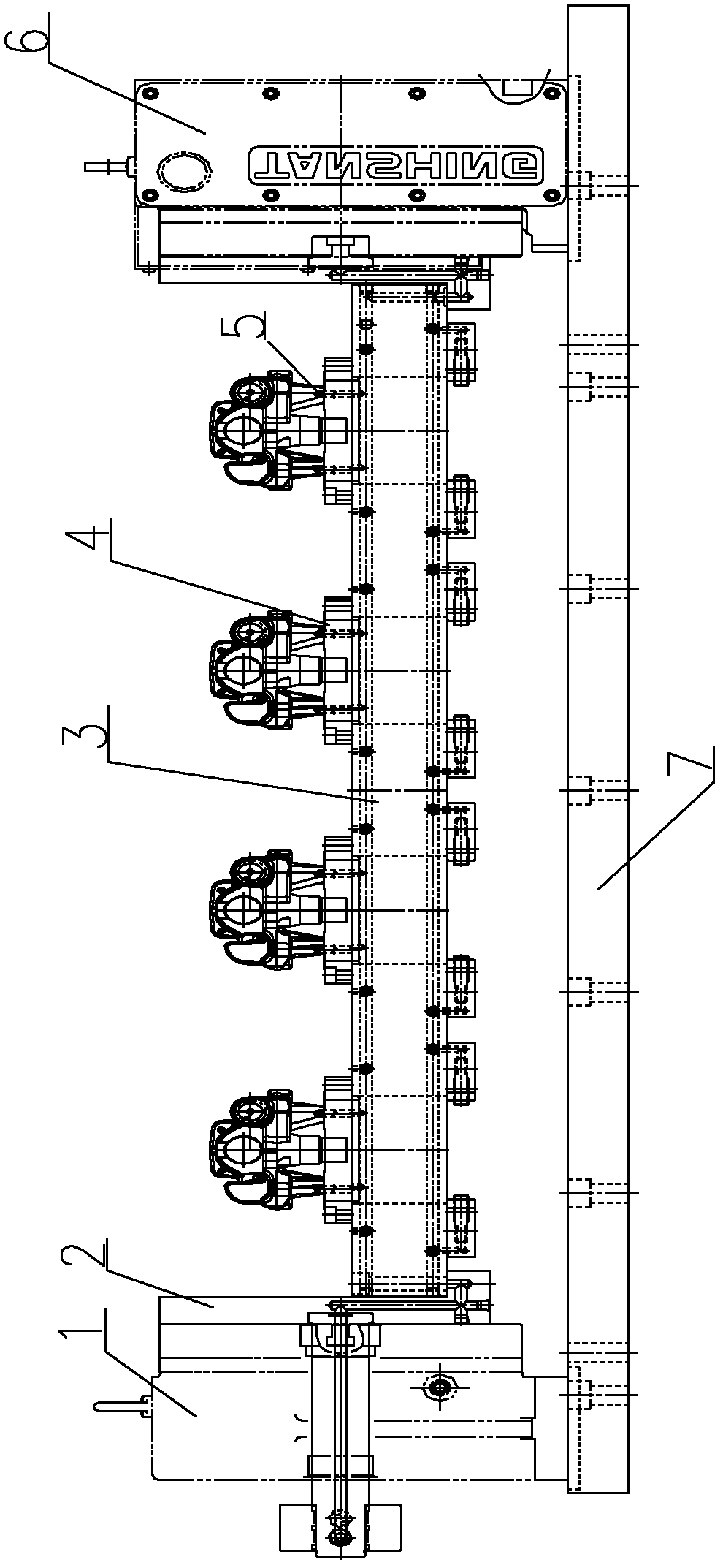 Hydraulic combination clamping device for cylinder body