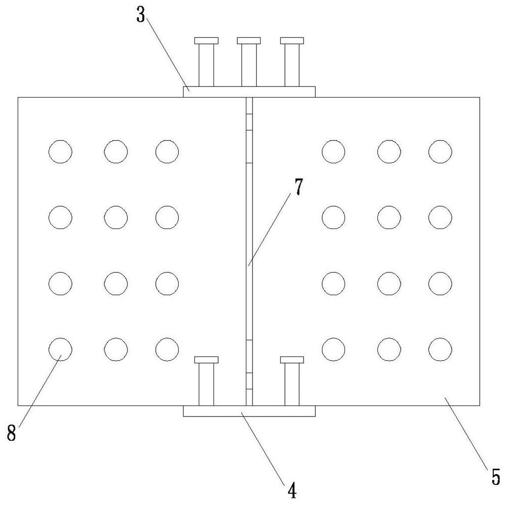 Integral bridge abutment and steel beam combined part structure