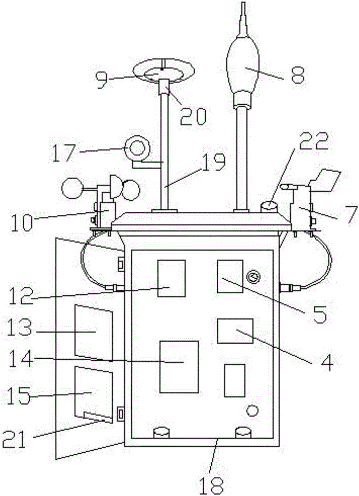 Flying dust monitoring instrument