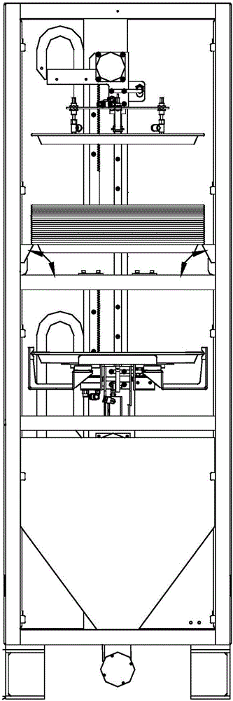 Storing and picking device and method for sample plates