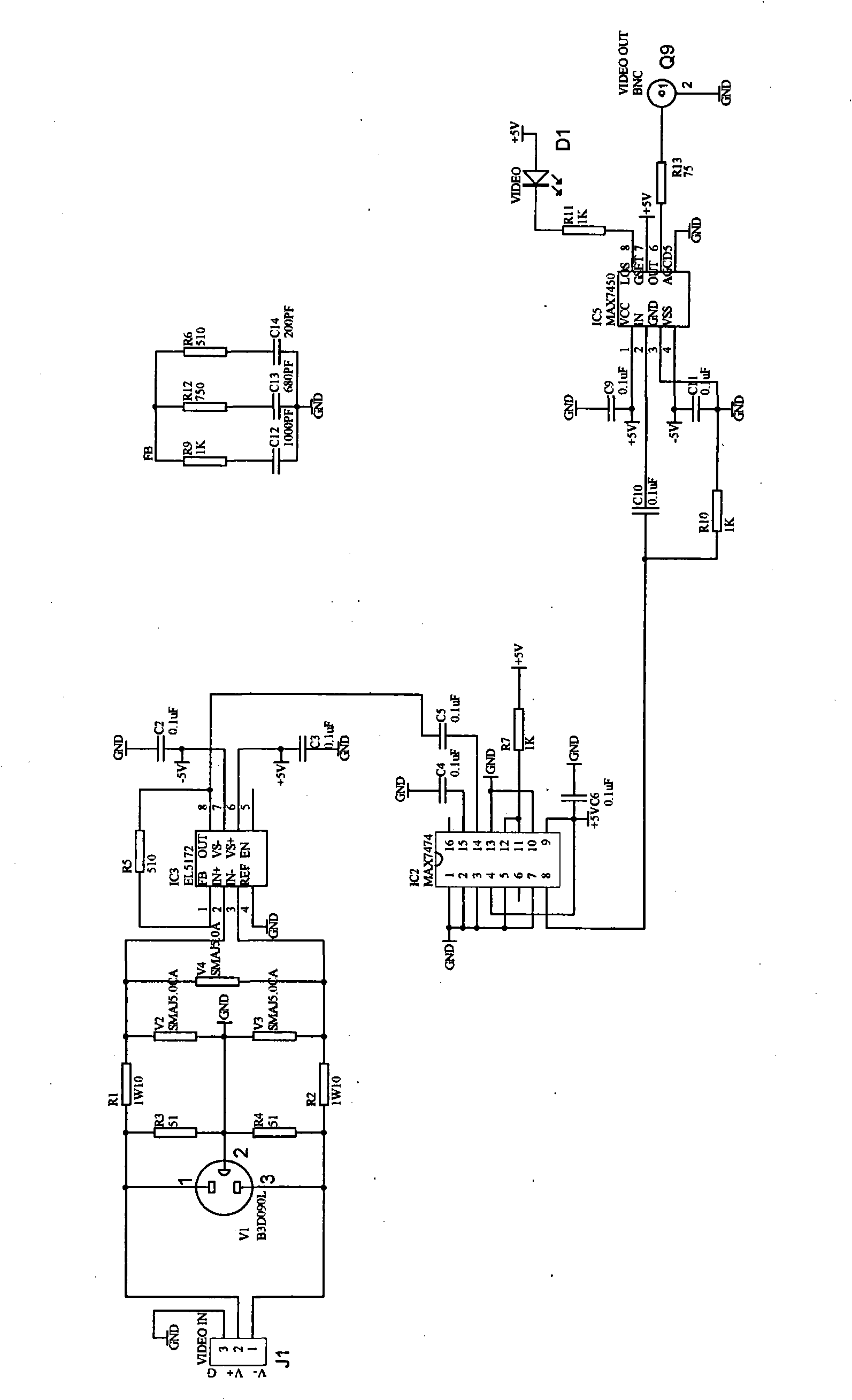 Adaptive video twisted-pair receiver