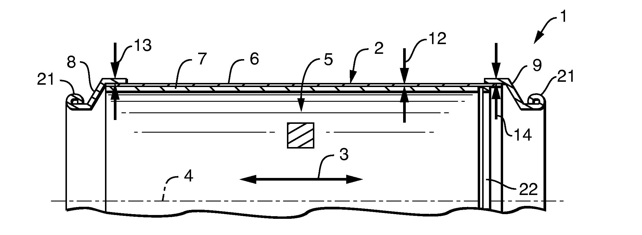 Housing for an exhaust gas-treating device and process for manufacturing same