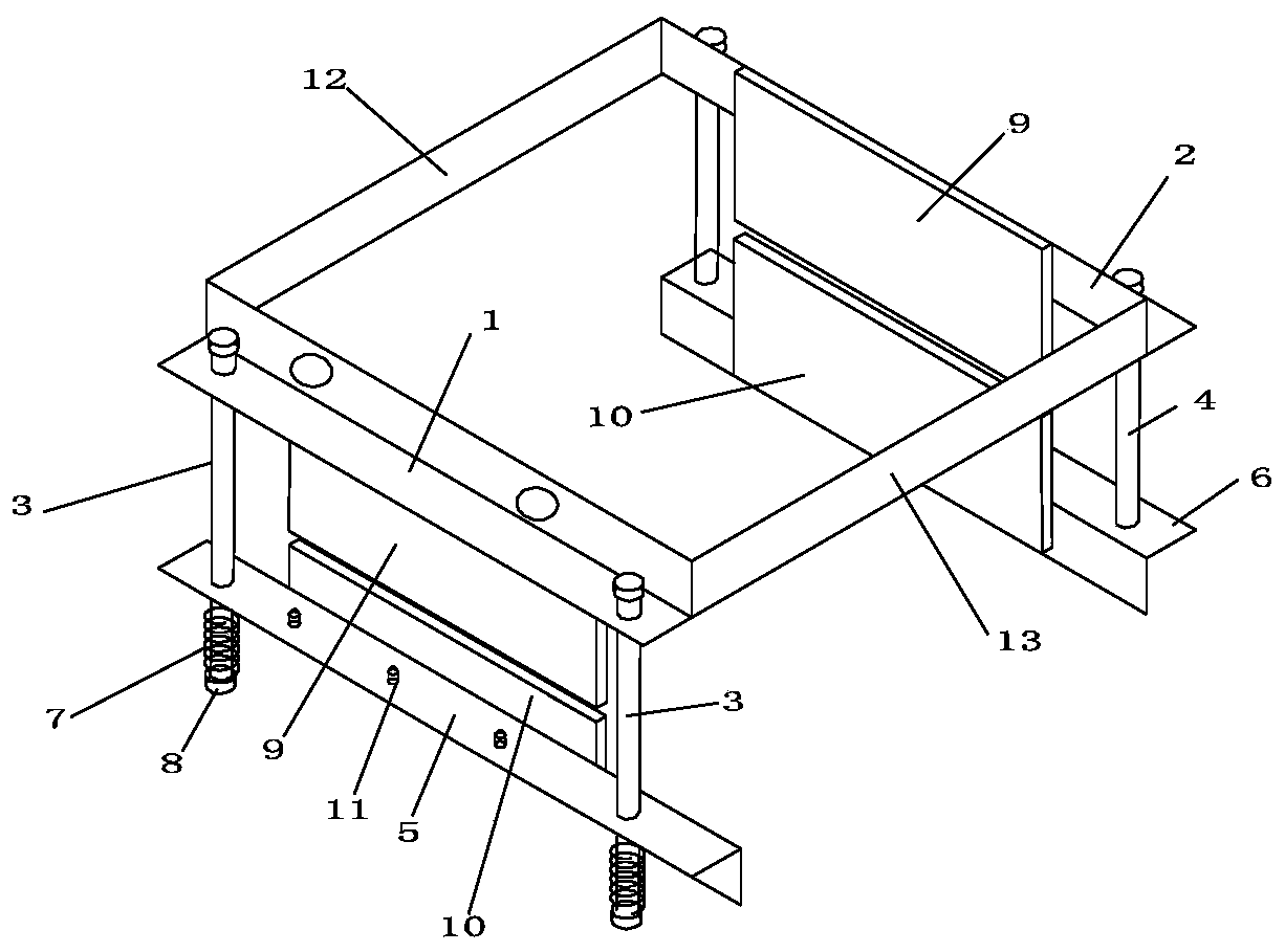 Coal conveying belt cleaning device