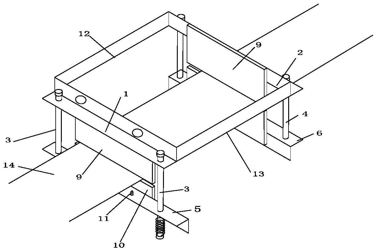 Coal conveying belt cleaning device