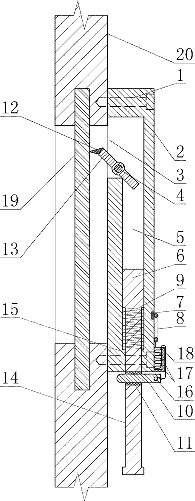 Plunger-type car window crushing mechanism