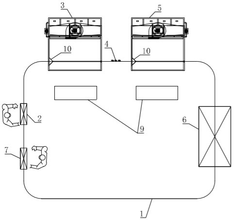 A paint spraying system for ring products