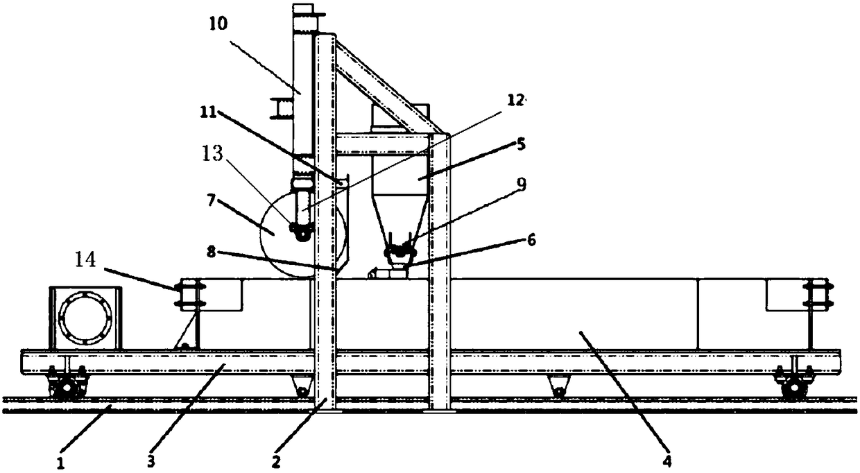 Aluminum electrolysis cell cathode carbon block assembly automatic compacting machine and assembly compacting method thereof