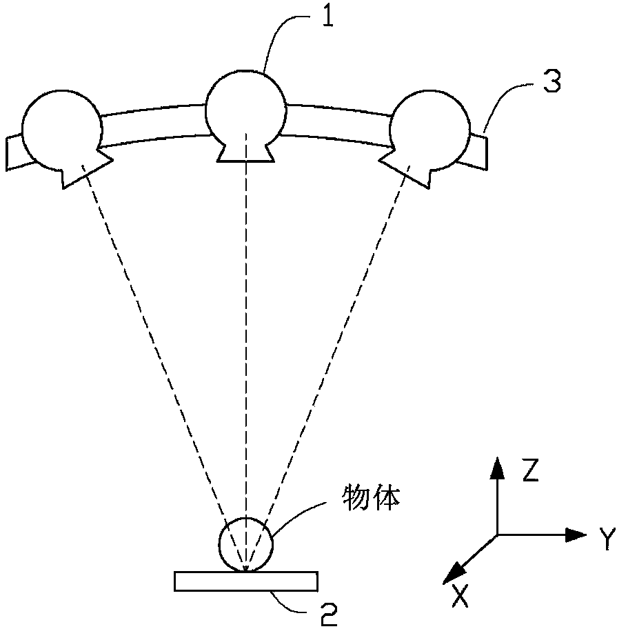 Tomography-based calibration method of geometric position relationship of X-ray machine and detector