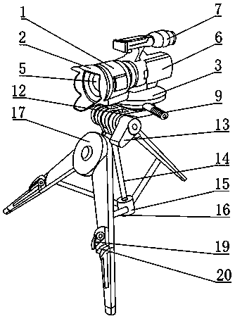 Camera with stable bracket