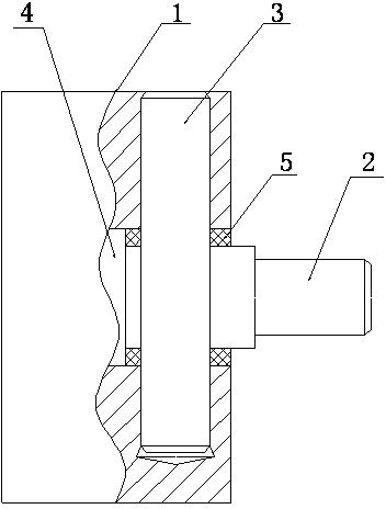 Power distribution cabinet door hinge